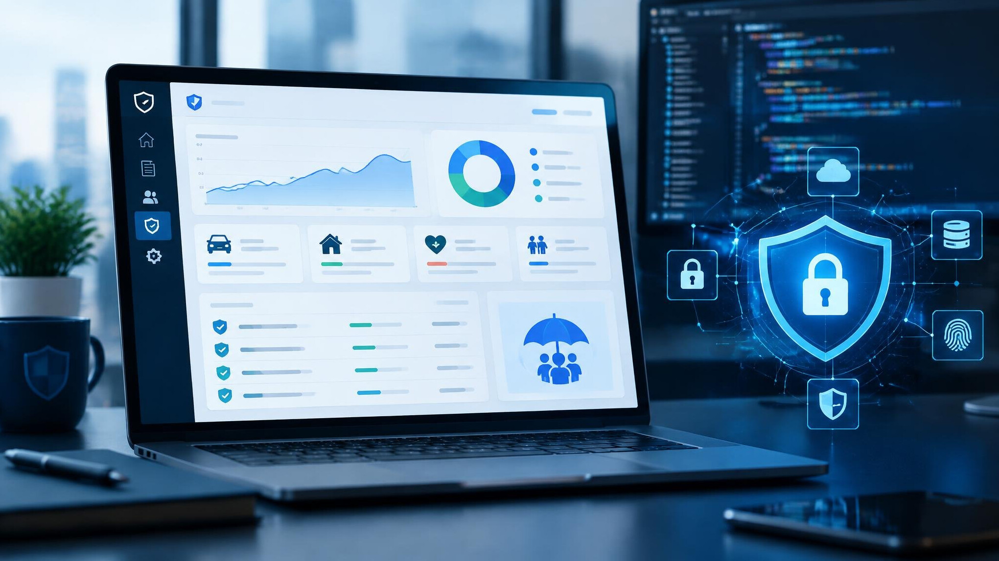insurance software dashboard